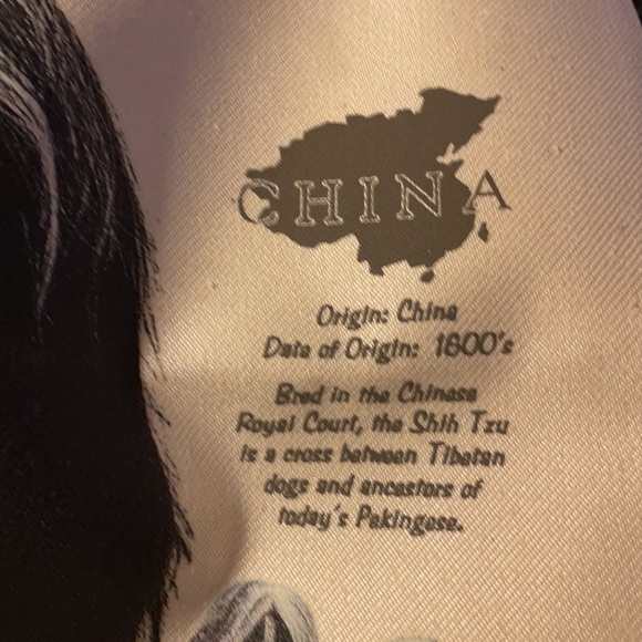 Shihtzu dog tote & wooden sign - Picture 6 of 13